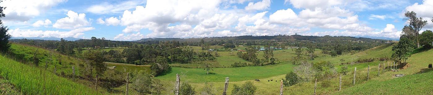 Paisaje rural de la Mesa de los Santos, Santander